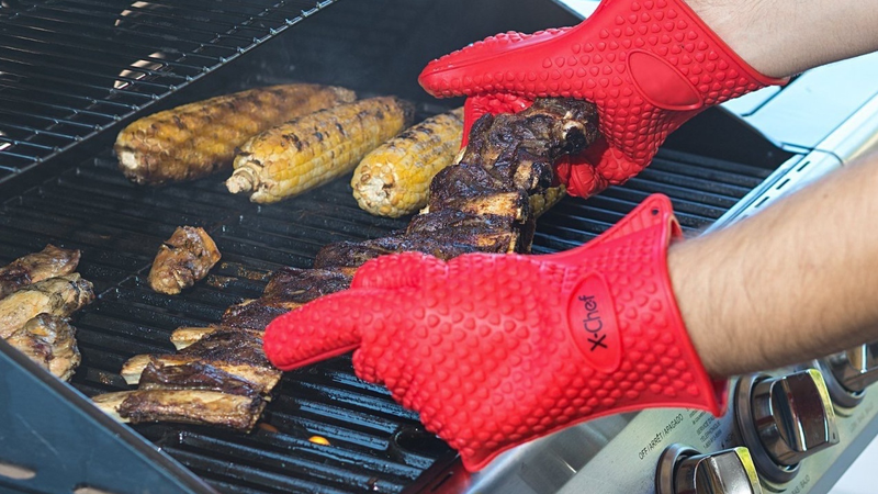 BBQ Grilling Gloves, $8 with code FHOTNKLM